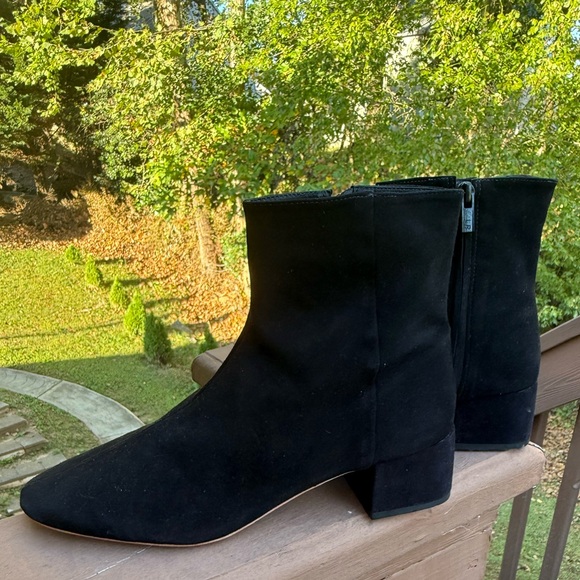 Loeffler Randall Black Suede Boots - Picture 1 of 13